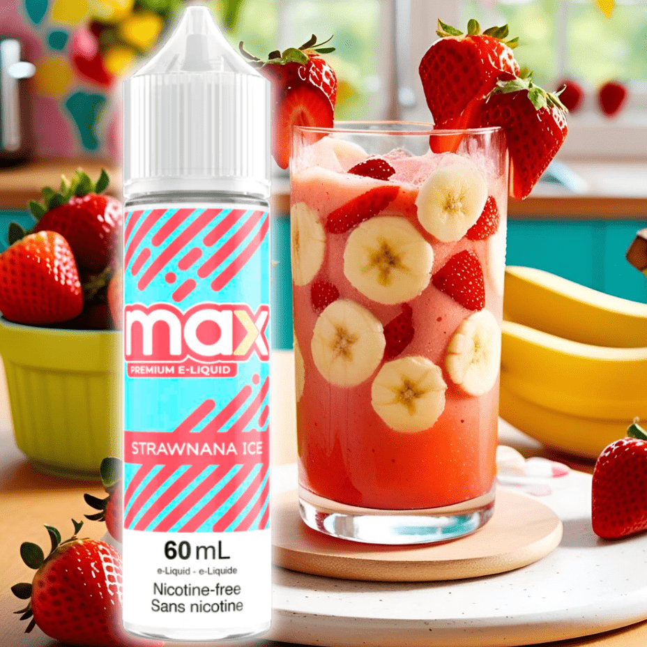 Max E-Liquid - Strawnana Ice Okotoks Vape SuperStore Okotoks Alberta