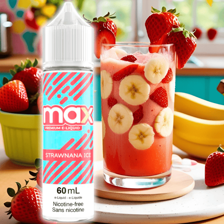 Max E-Liquid - Strawnana Ice Okotoks Vape SuperStore Okotoks Alberta