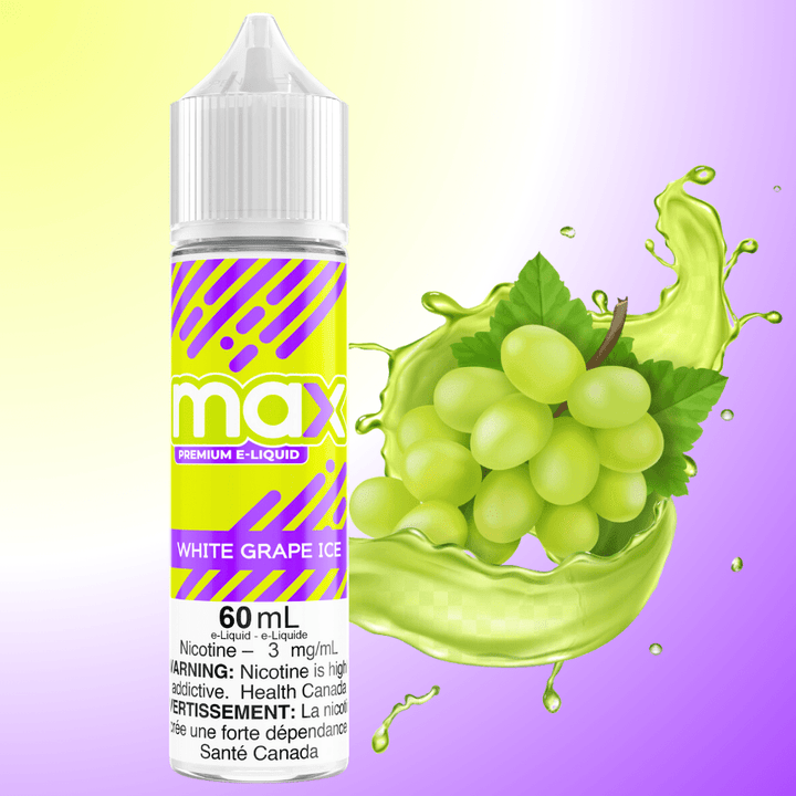 Max E-Liquid - White Grape Ice Okotoks Vape SuperStore Okotoks Alberta