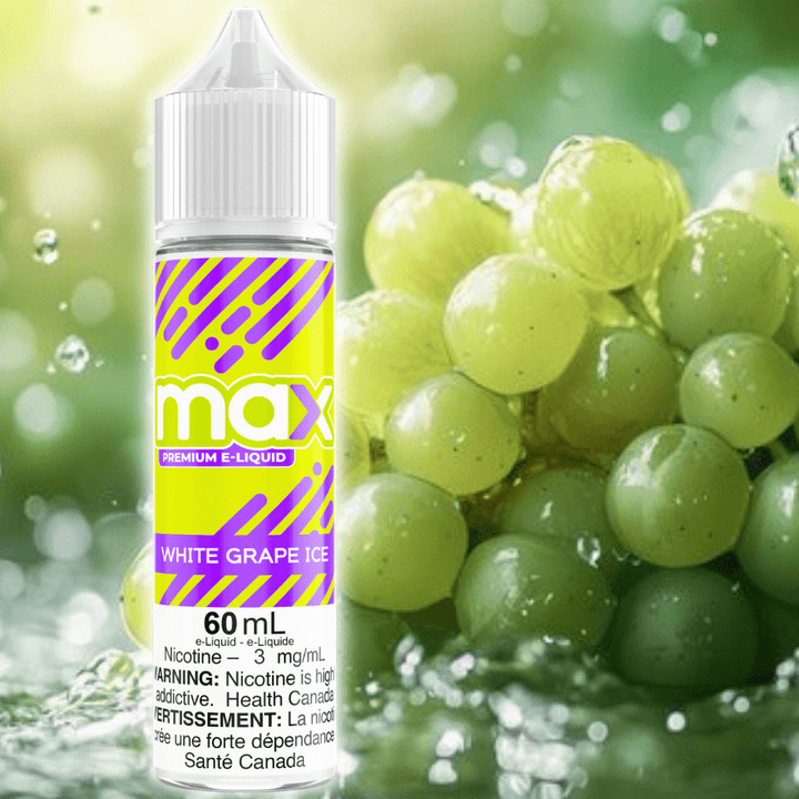 Max E-Liquid - White Grape Ice Okotoks Vape SuperStore Okotoks Alberta