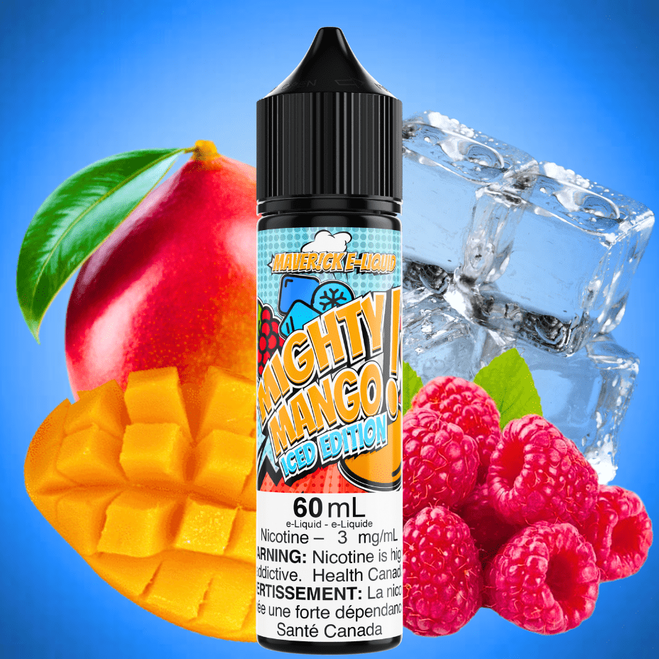 Mighty Mango Iced by Maverick E-Liquid Okotoks Vape SuperStore Okotoks Alberta