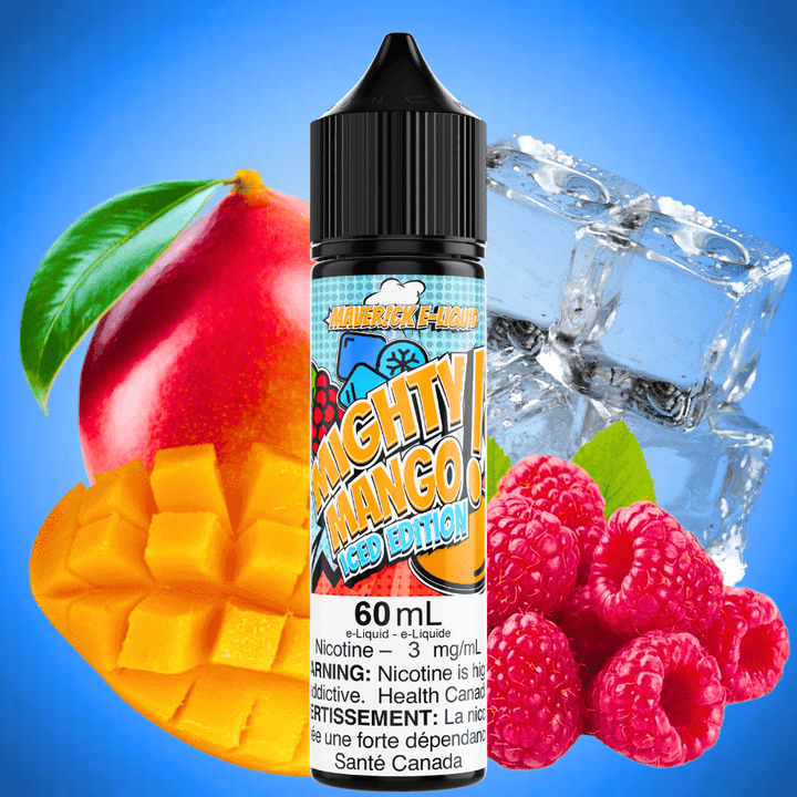 Mighty Mango Iced by Maverick E-Liquid Okotoks Vape SuperStore Okotoks Alberta
