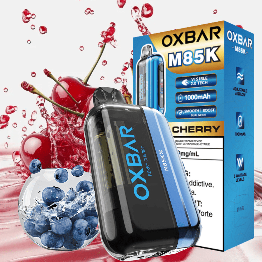 Oxbar M85K Disposable Vape - Berry Cherry 20mg / 85000 Puffs Okotoks Vape SuperStore Okotoks Alberta