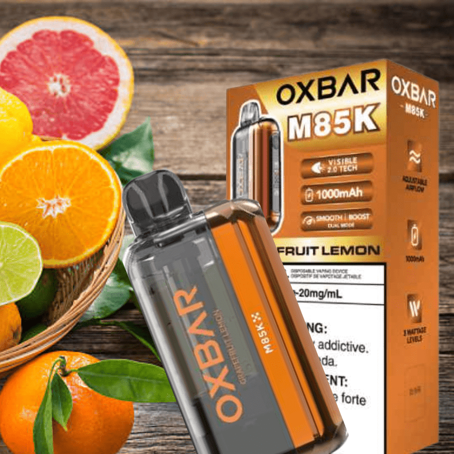 Oxbar M85K Disposable Vape - Grapefruit Lemon Okotoks Vape SuperStore Okotoks Alberta