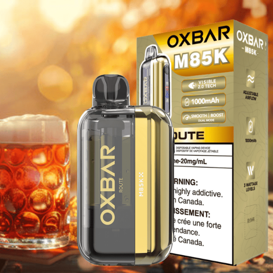 Oxbar M85K Disposable Vape - Route 20mg / 85000 Puffs Okotoks Vape SuperStore Okotoks Alberta