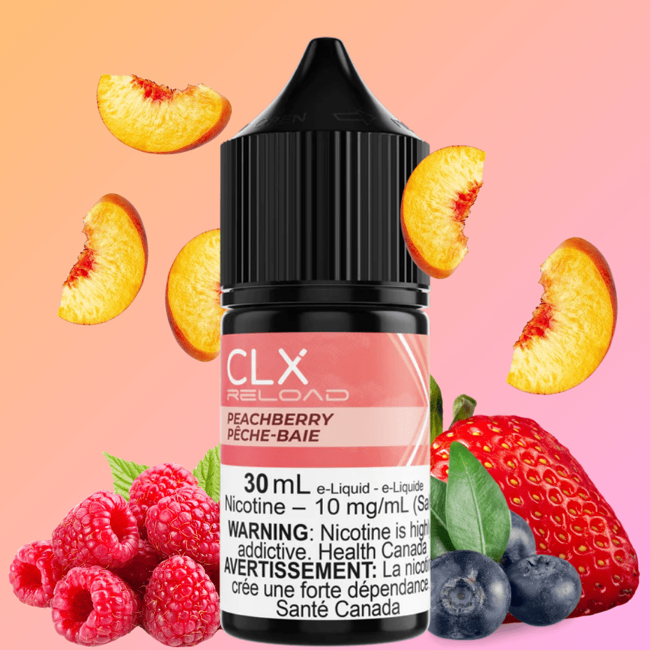 Peach Berry Salt by CLX Reload E-Liquid Okotoks Vape SuperStore Okotoks Alberta