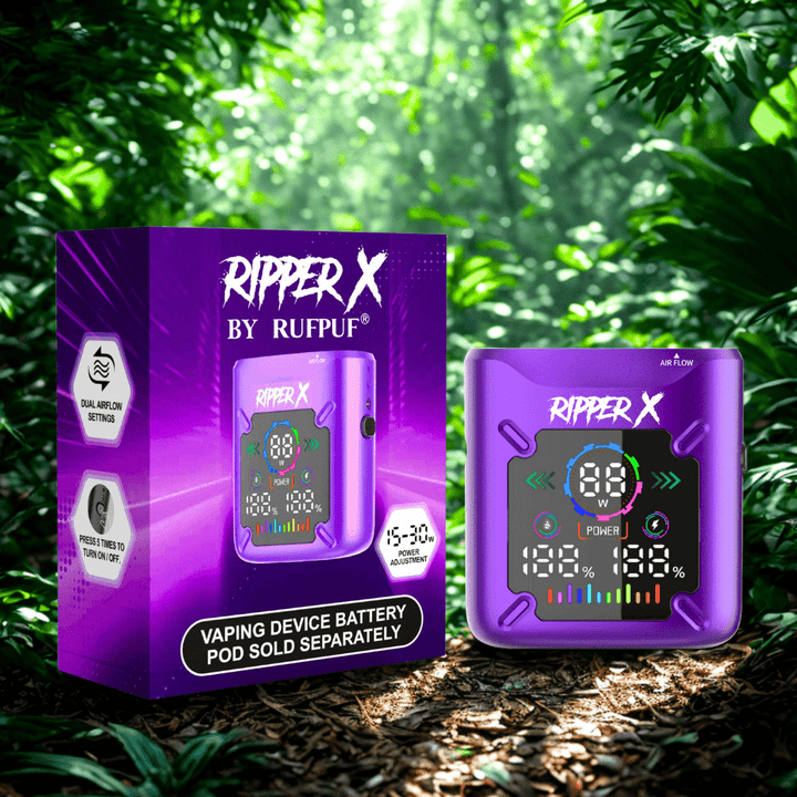 Ripper X Ultra Battery-1000mAh Metallic Purple Okotoks Vape SuperStore Okotoks Alberta
