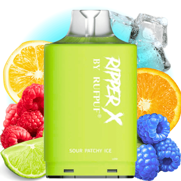 RufPuf Ripper X 50K Turbo Pod - Sour Patchy Ice Okotoks Vape SuperStore Okotoks Alberta