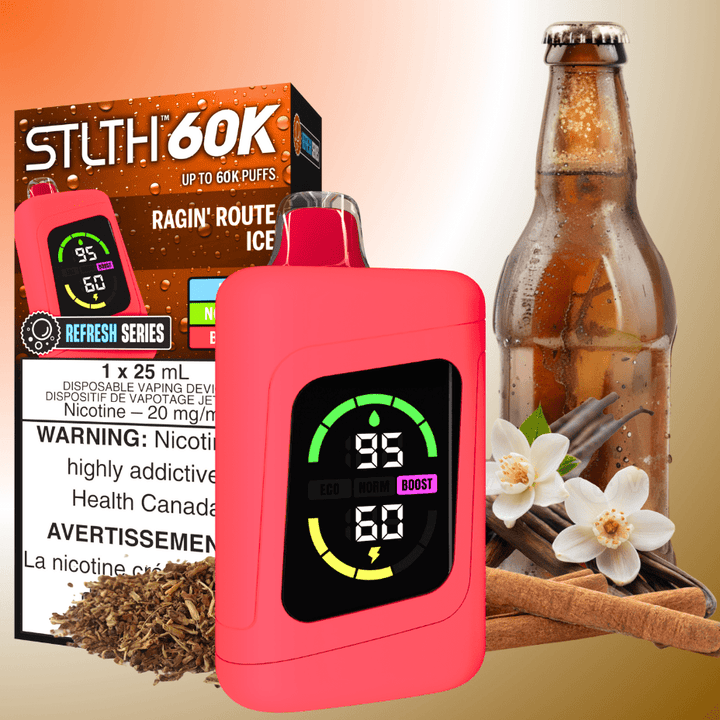 STLTH 60K Disposable Vape REFRESH-Ragin' Route Ice 20mg / 60000 Puffs Okotoks Vape SuperStore Okotoks Alberta
