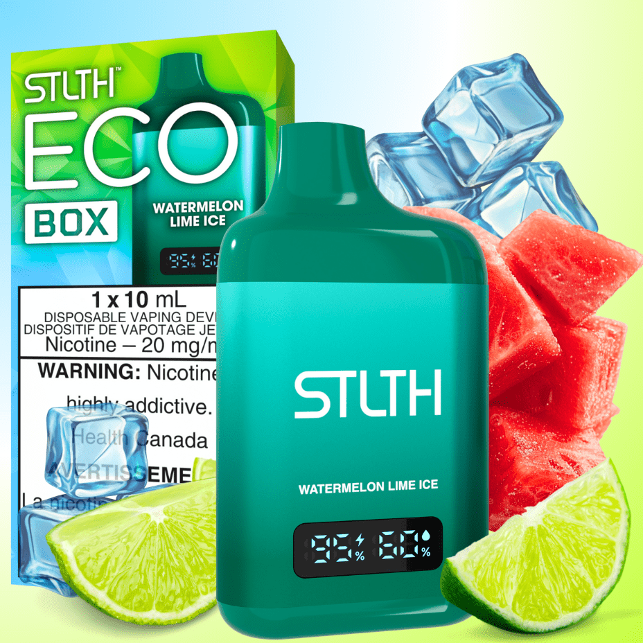 STLTH Eco Box Disposable Vape - Watermelon Lime Ice 10ml / 20mg Okotoks Vape SuperStore Okotoks Alberta