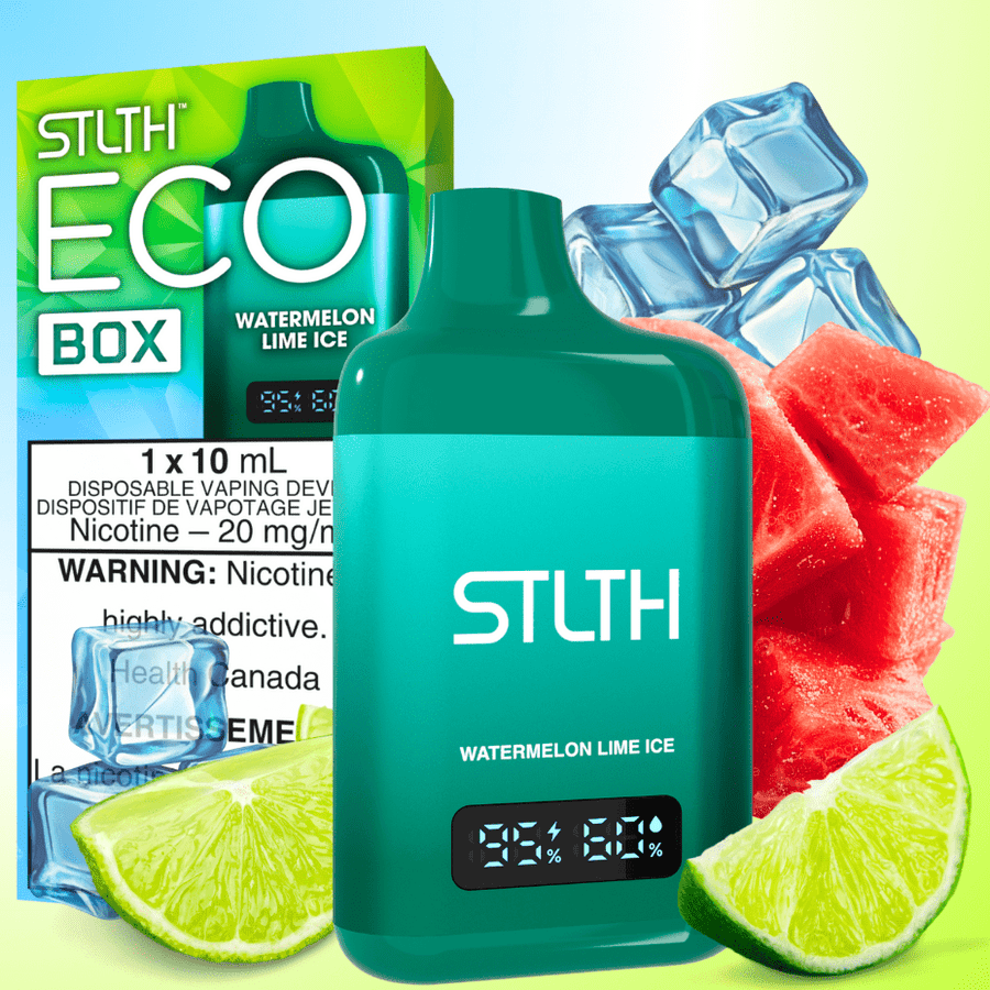 STLTH Eco Box Disposable Vape - Watermelon Lime Ice 10ml / 20mg Okotoks Vape SuperStore Okotoks Alberta