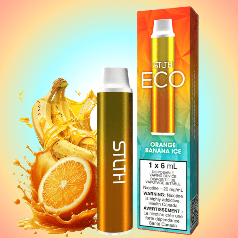 STLTH Eco Disposable Vape - Orange Banana Ice 20mg Okotoks Vape SuperStore Okotoks Alberta