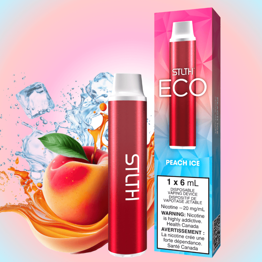 STLTH Eco Disposable Vape - Peach Ice 20mg Okotoks Vape SuperStore Okotoks Alberta