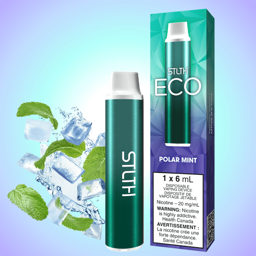 STLTH Eco Disposable Vape - Polar Mint 20mg Okotoks Vape SuperStore Okotoks Alberta