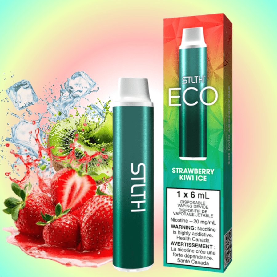 STLTH Eco Disposable Vape - Strawberry Kiwi Ice 20mg Okotoks Vape SuperStore Okotoks Alberta