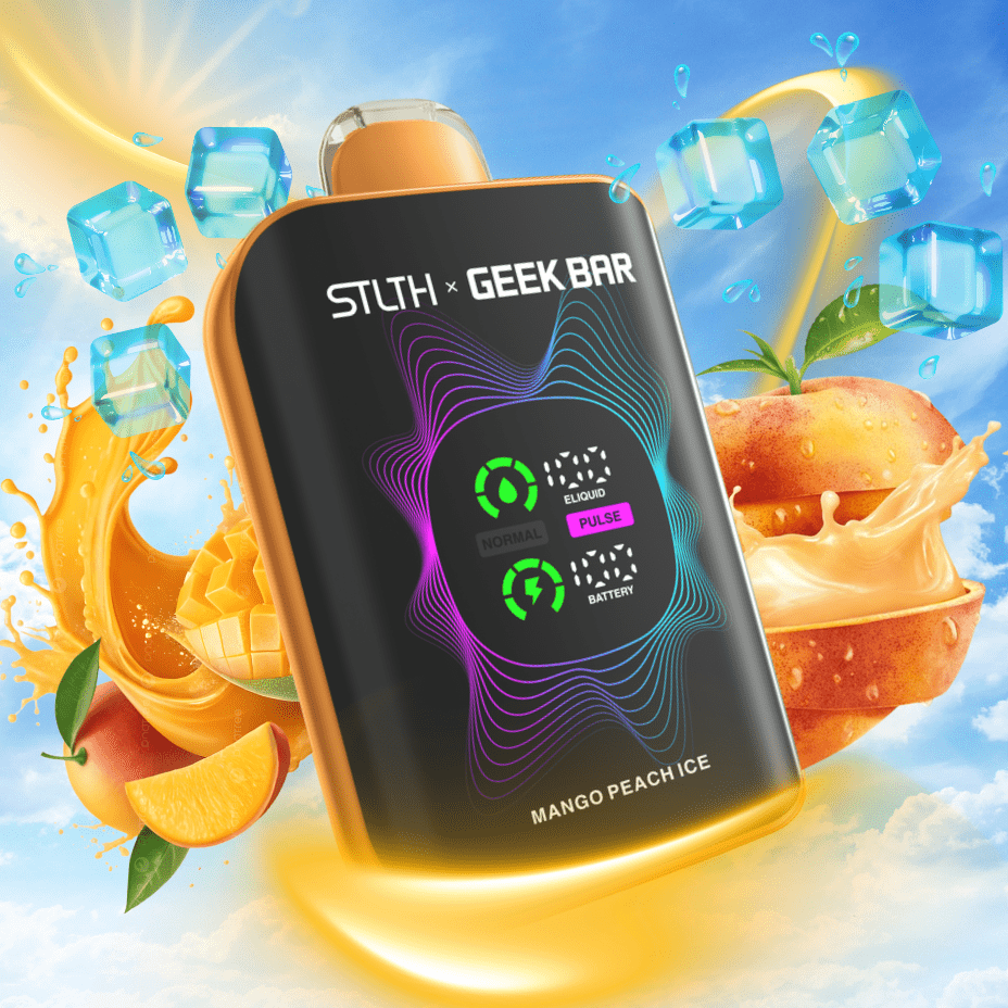 STLTH x Geek Bar 80K Disposable Vape-Mango Peach Ice 20mg / 80000 Puffs Okotoks Vape SuperStore Okotoks Alberta