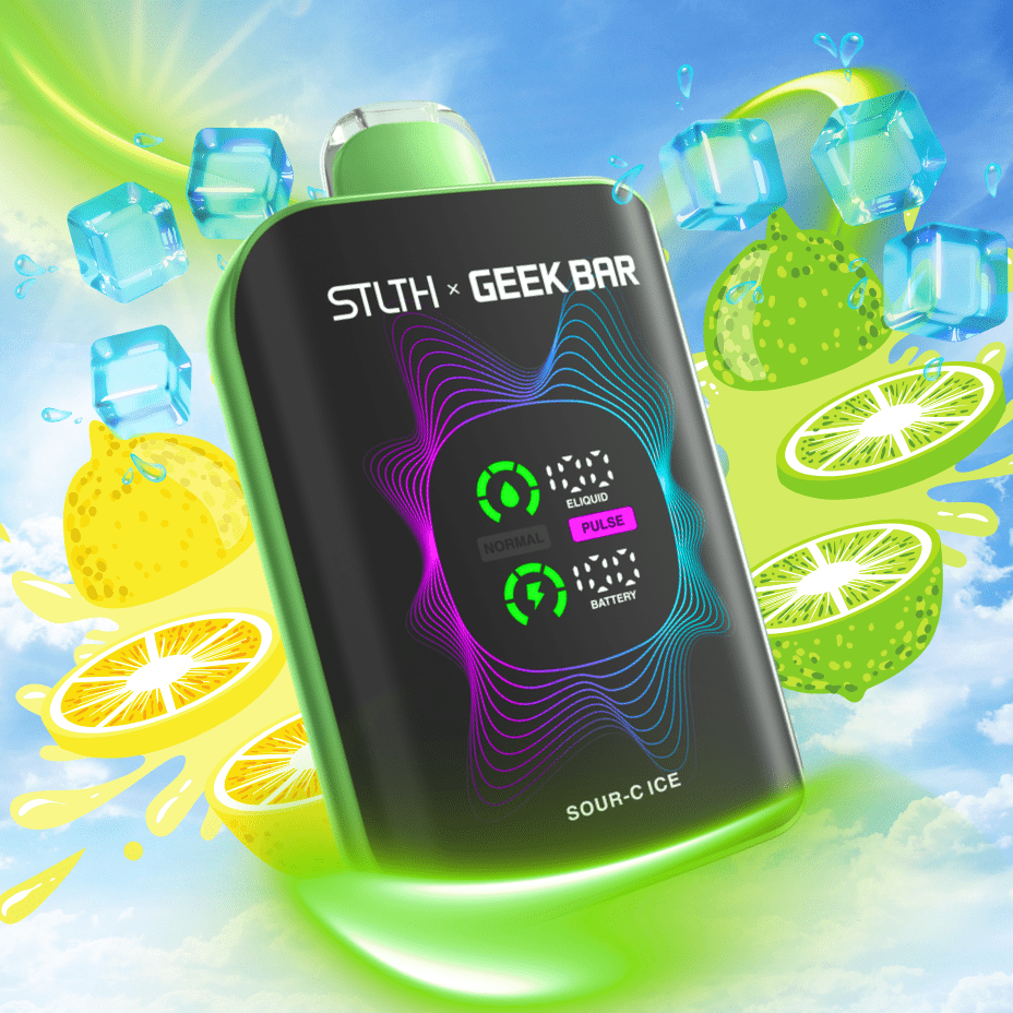 STLTH x Geek Bar 80K Disposable Vape-Sour C Ice 20mg / 80000 Puffs Okotoks Vape SuperStore Okotoks Alberta