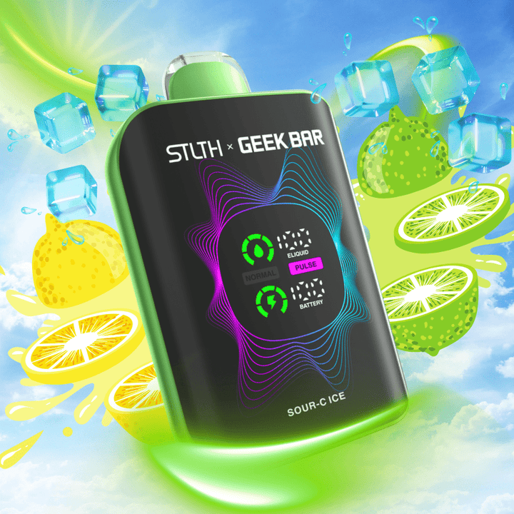 STLTH x Geek Bar 80K Disposable Vape-Sour C Ice 20mg / 80000 Puffs Okotoks Vape SuperStore Okotoks Alberta