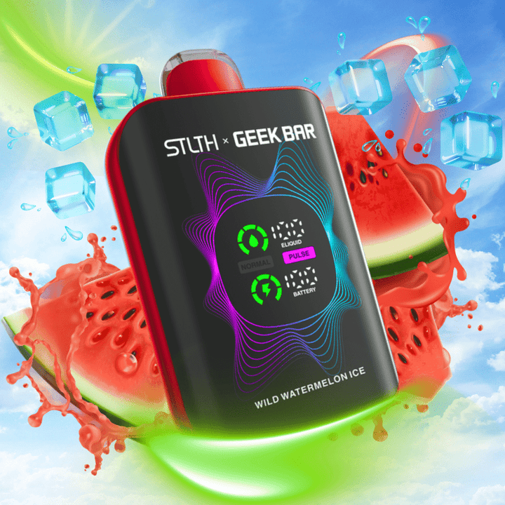 STLTH x Geek Bar 80K Disposable Vape-Wild Watermelon Ice 20mg / 80000 Puffs Okotoks Vape SuperStore Okotoks Alberta