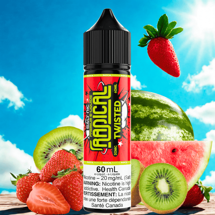 Twisted Salt by Radical E-Liquid-60mL Okotoks Vape SuperStore Okotoks Alberta