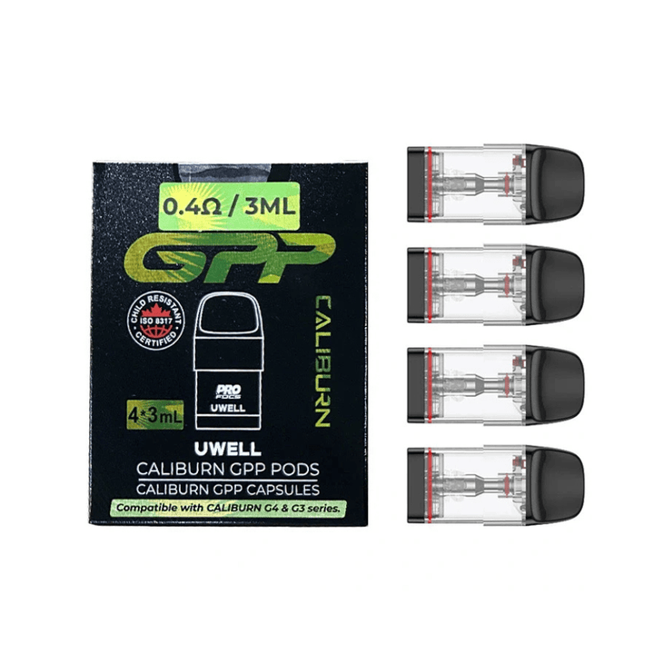 Uwell Caliburn GPP Replacement Pods 0.4Ω Okotoks Vape SuperStore Okotoks Alberta