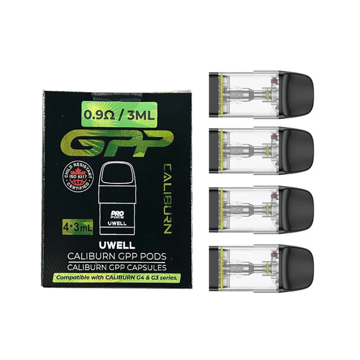 Uwell Caliburn GPP Replacement Pods 0.9Ω Okotoks Vape SuperStore Okotoks Alberta