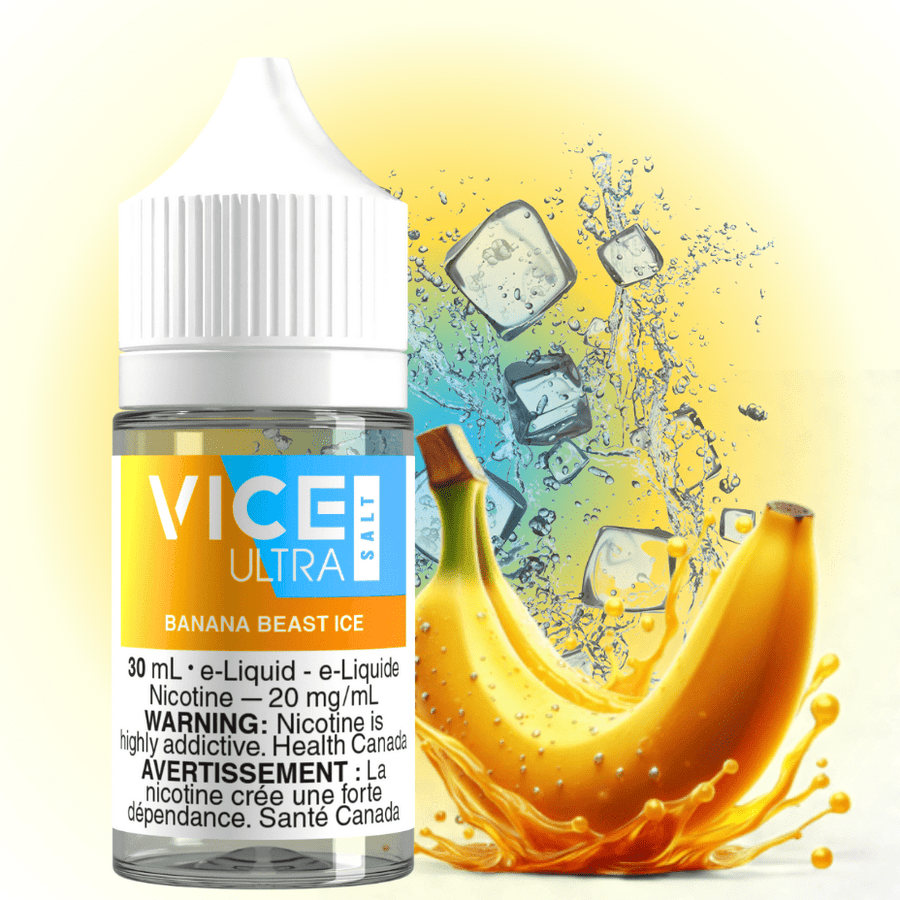 Vice Ultra Salt - Banana Beast Ice 20mg Okotoks Vape SuperStore Okotoks Alberta