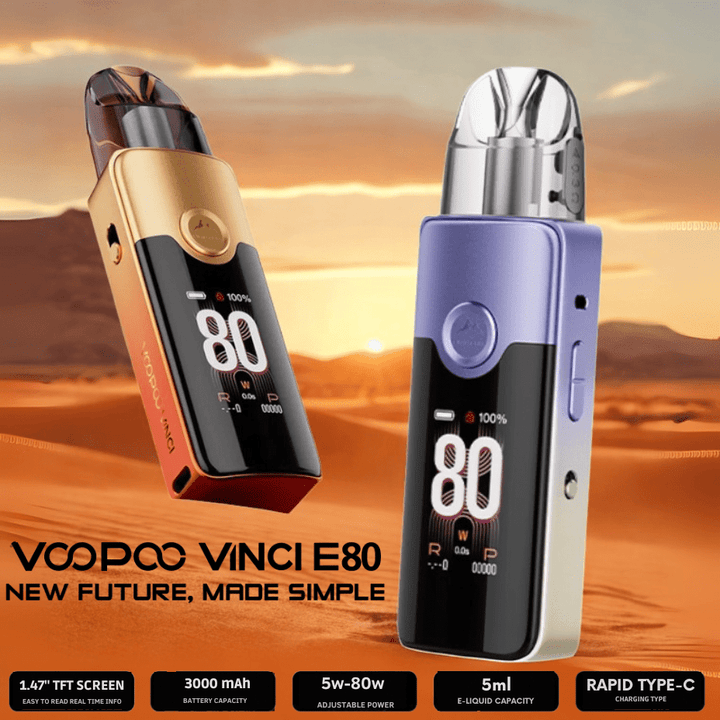 VooPoo Vinci E80 Pod Kit - 3000mAh Okotoks Vape SuperStore Okotoks Alberta