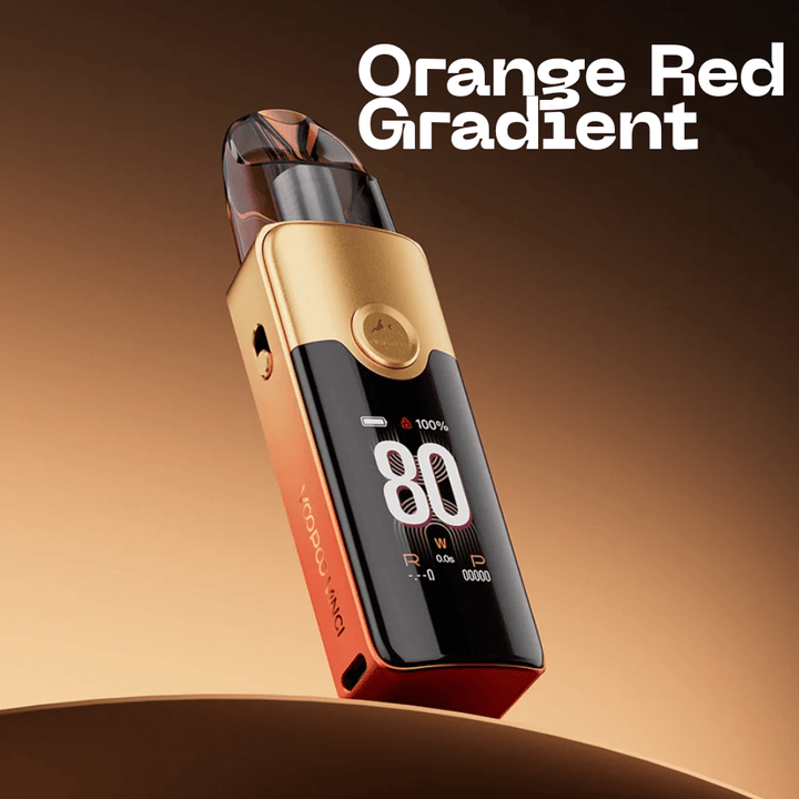 VooPoo Vinci E80 Pod Kit - 3000mAh Orange Red Gradient Okotoks Vape SuperStore Okotoks Alberta