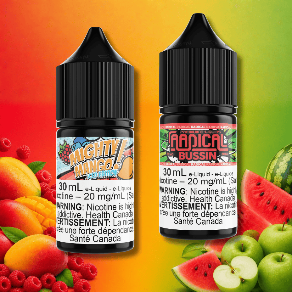 Maverick Mighty Mango Iced / Radical Bussin Salt Nic E-Liquid Okotoks Vape SuperStore and Bong Shop Alberta Canada