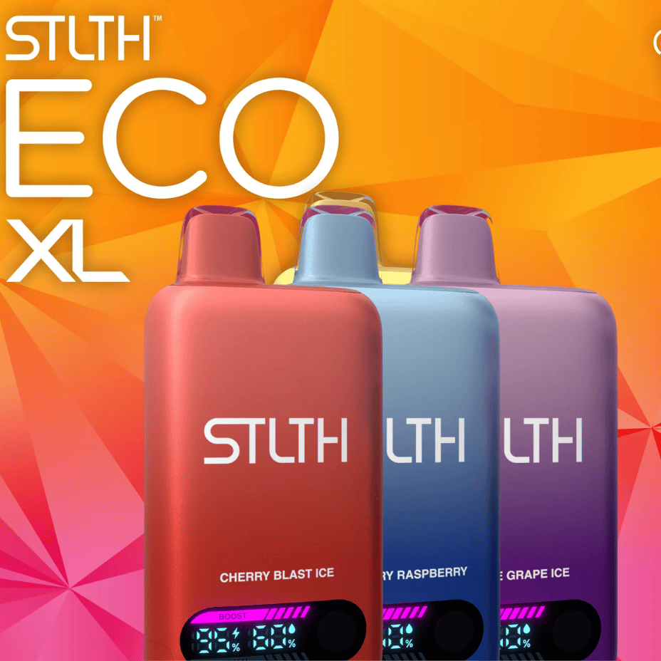 STLTH Eco XL Disposable Vape Collection Image at Okotoks Vape SuperStore in Alberta Canada