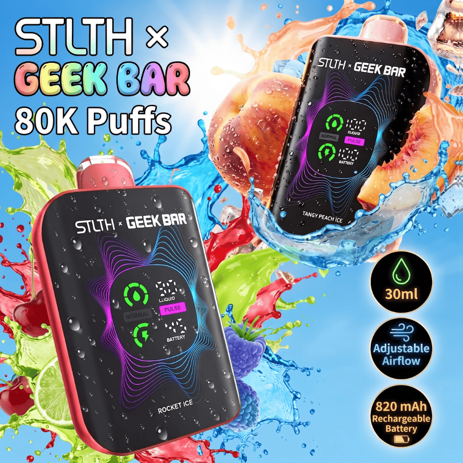 STLTH x Geek Bar 80K Disposable Vapes Okotoks Vape SuperStore and Bong Shop Alberta Canada