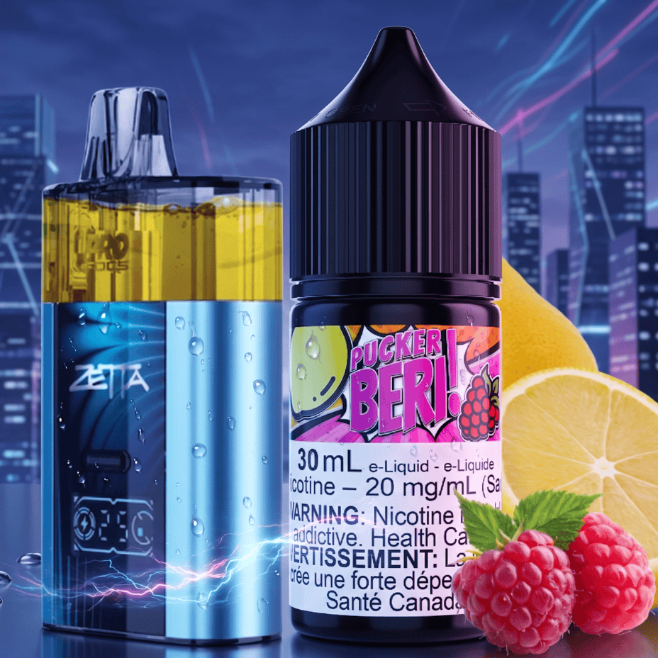 Uwell Zetta Pod Kit / Maverick Salt Pucker Beri Okotoks Vape SuperStore and Bong Shop Alberta Canada