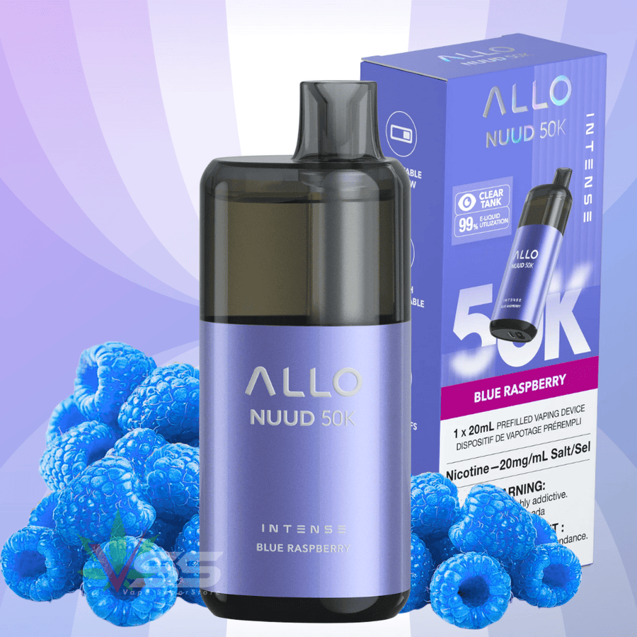 ALLO Nuud 50K Disposable Vape - Blue Raspberry Okotoks Vape SuperStore Okotoks Alberta