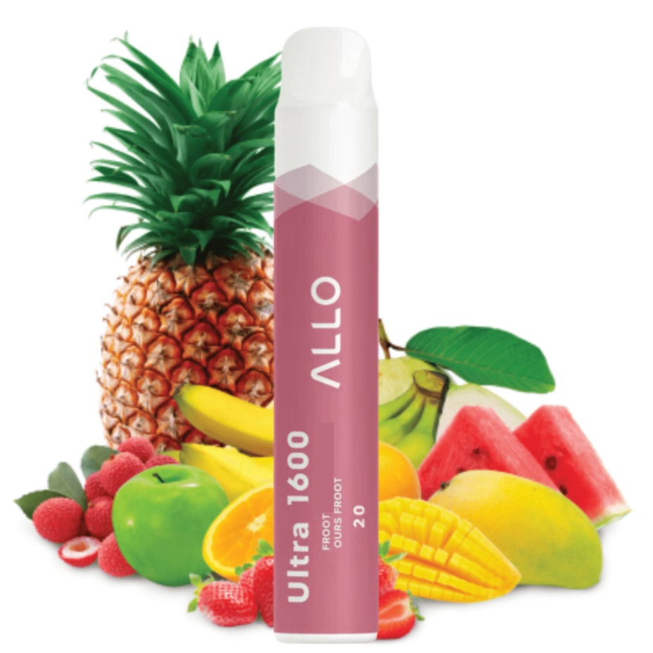 Allo Ultra 1600 Disposable Vape-Froot B 20mg / 6.8ml Okotoks Vape SuperStore Okotoks Alberta