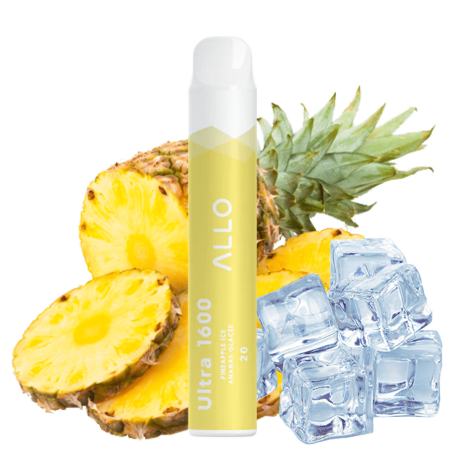 Allo Ultra 1600 Disposable Vape-Pineapple Ice 20mg / 6.8ml Okotoks Vape SuperStore Okotoks Alberta