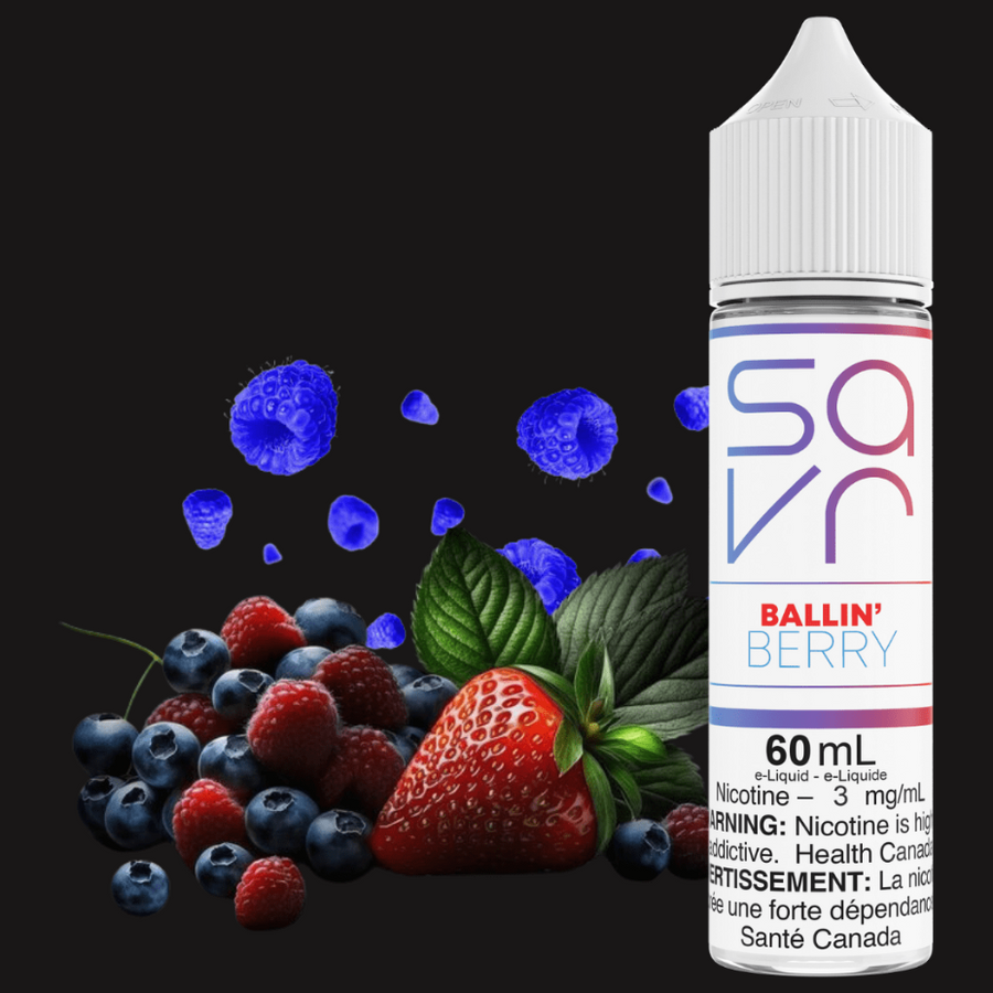 Ballin' Berry by Savr E-Liquid Okotoks Vape SuperStore Okotoks Alberta