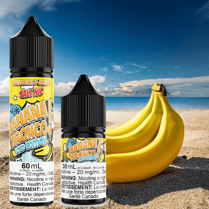 Banana Bronco Iced Salt by Maverick E-Liquid Okotoks Vape SuperStore Okotoks Alberta