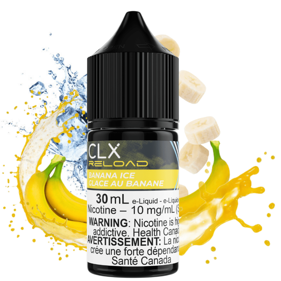 Banana Ice Salt by CLX Reload E-Liquid 30mL / 10mg Okotoks Vape SuperStore Okotoks Alberta