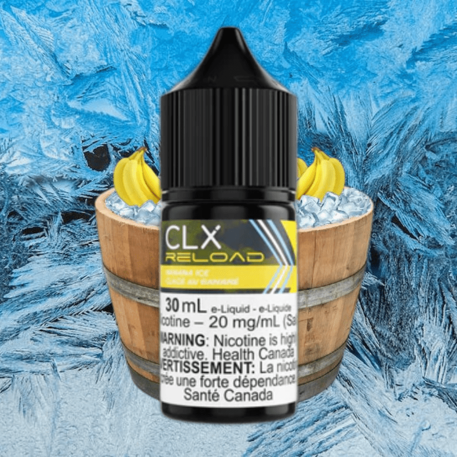 Banana Ice Salt by CLX Reload E-Liquid Okotoks Vape SuperStore Okotoks Alberta