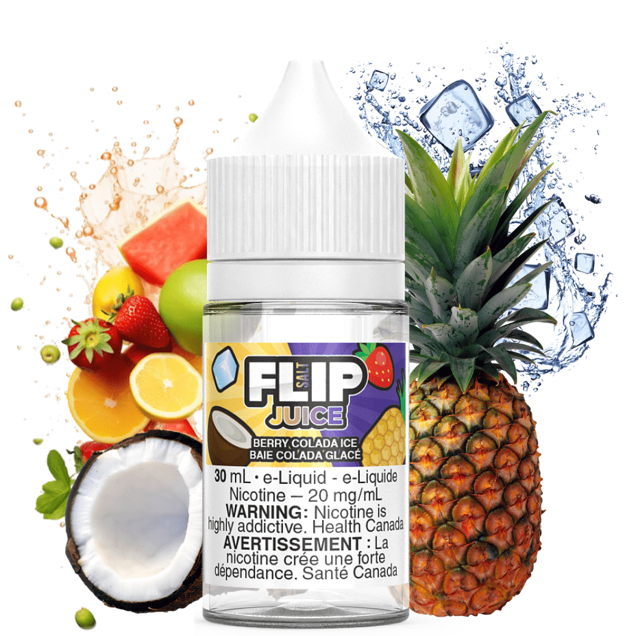 Berry Colada Ice Salt by Flip Juice Okotoks Vape SuperStore Okotoks Alberta