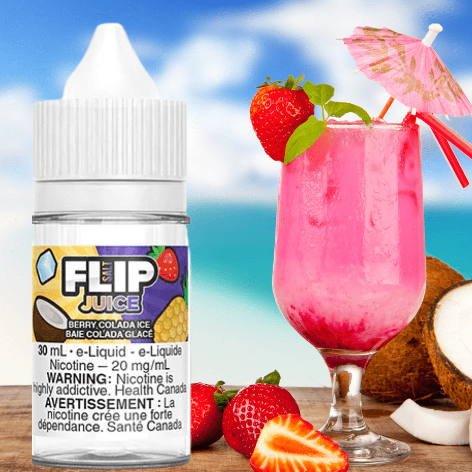 Berry Colada Ice Salt by Flip Juice Okotoks Vape SuperStore Okotoks Alberta