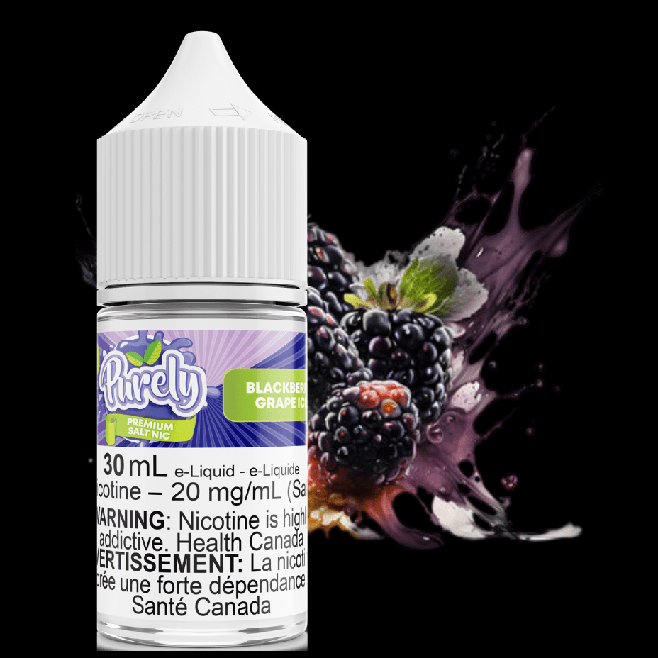 Blackberry Grape Ice Salt Nic by Purely E-Liquid 30ml / 12mg Okotoks Vape SuperStore Okotoks Alberta