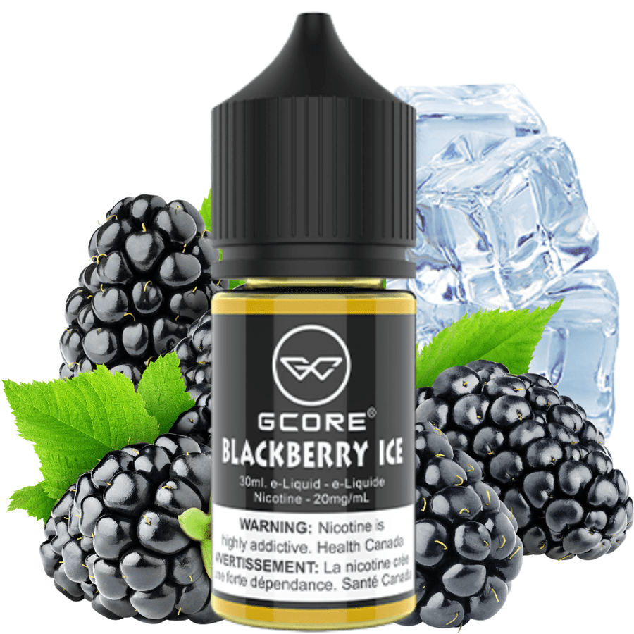 Blackberry Ice Salt by GCore E-Liquid-30ml 30ml / 10mg Okotoks Vape SuperStore Okotoks Alberta