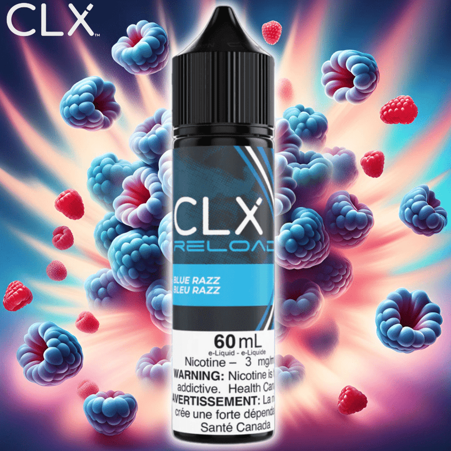 Blue Razz by CLX E-Liquid Okotoks Vape SuperStore Okotoks Alberta