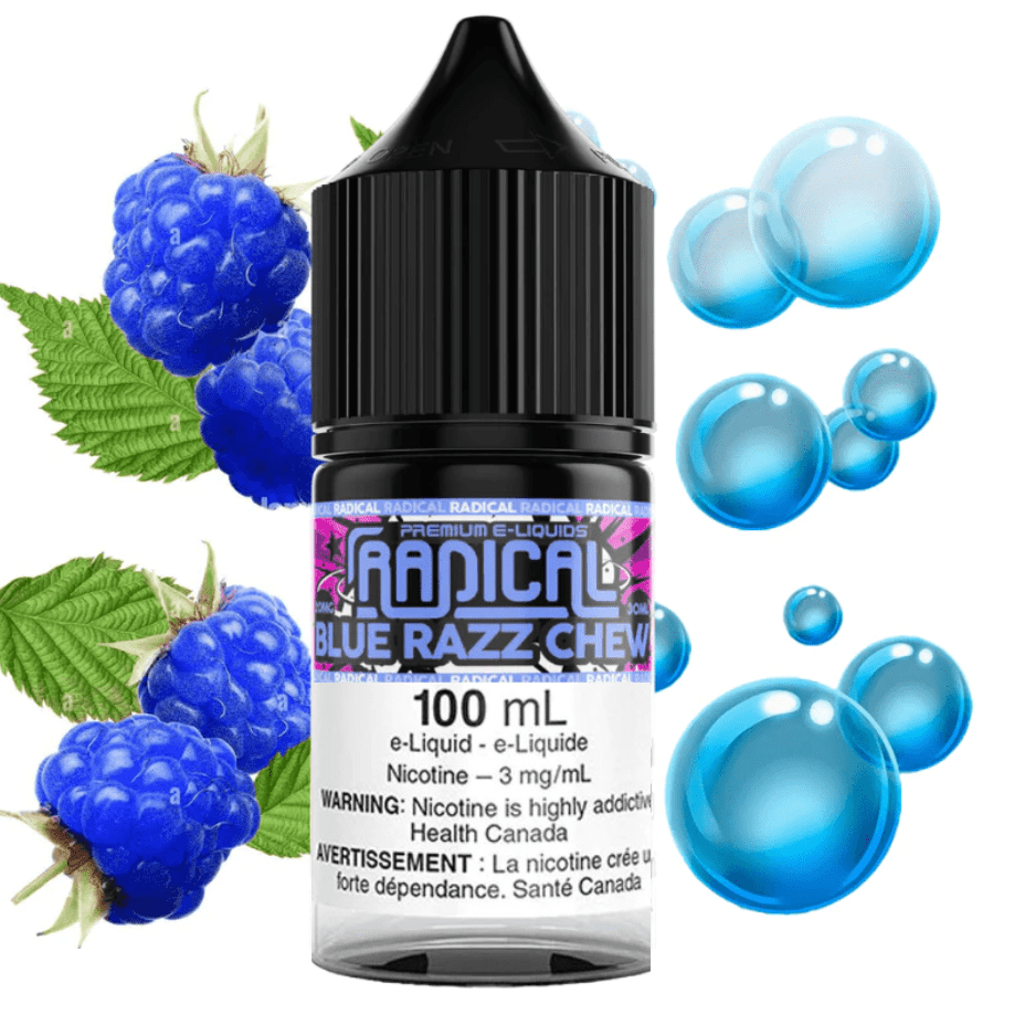 Blue Razz Chew by Radical E-liquid-100ml 100ml / 3mg Okotoks Vape SuperStore Okotoks Alberta