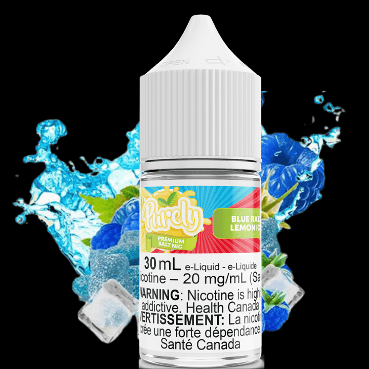 Blue Razz Lemon Ice Salt Nic by Purely E-Liquid 30ml / 12mg Okotoks Vape SuperStore Okotoks Alberta