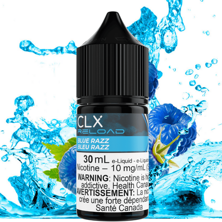 Blue Razz Salt by CLX Reload E-Liquid 30mL / 10mg Okotoks Vape SuperStore Okotoks Alberta