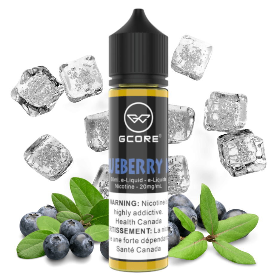 Blueberry Ice Salt by Gcore E-Liquid-60ml 20mg / 60mL Okotoks Vape SuperStore Okotoks Alberta