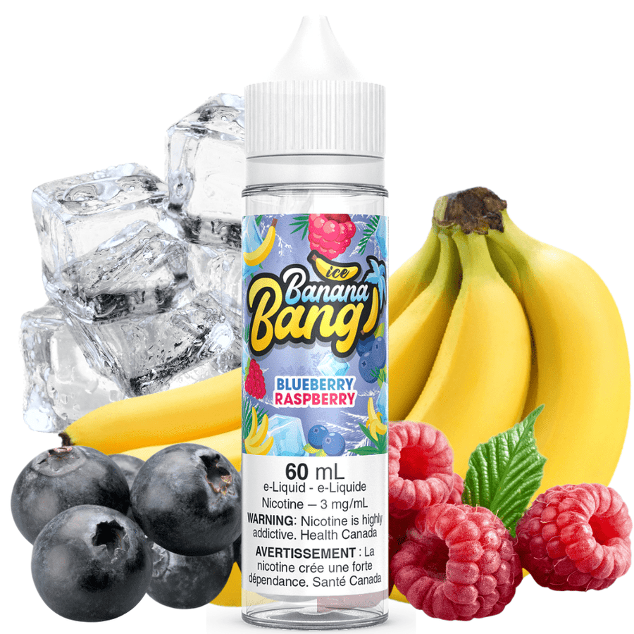 Blueberry Raspberry Ice by Banana Bang E-Liquid 60ml / 3mg Okotoks Vape SuperStore Okotoks Alberta